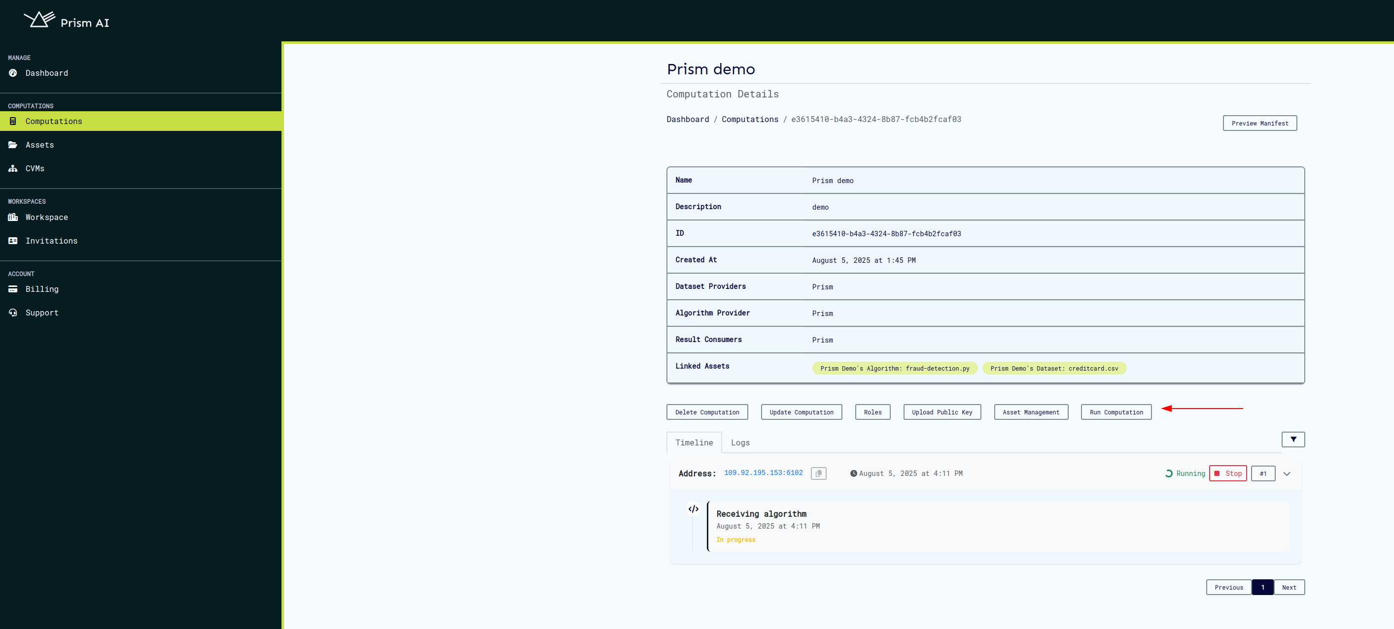 Computation Page