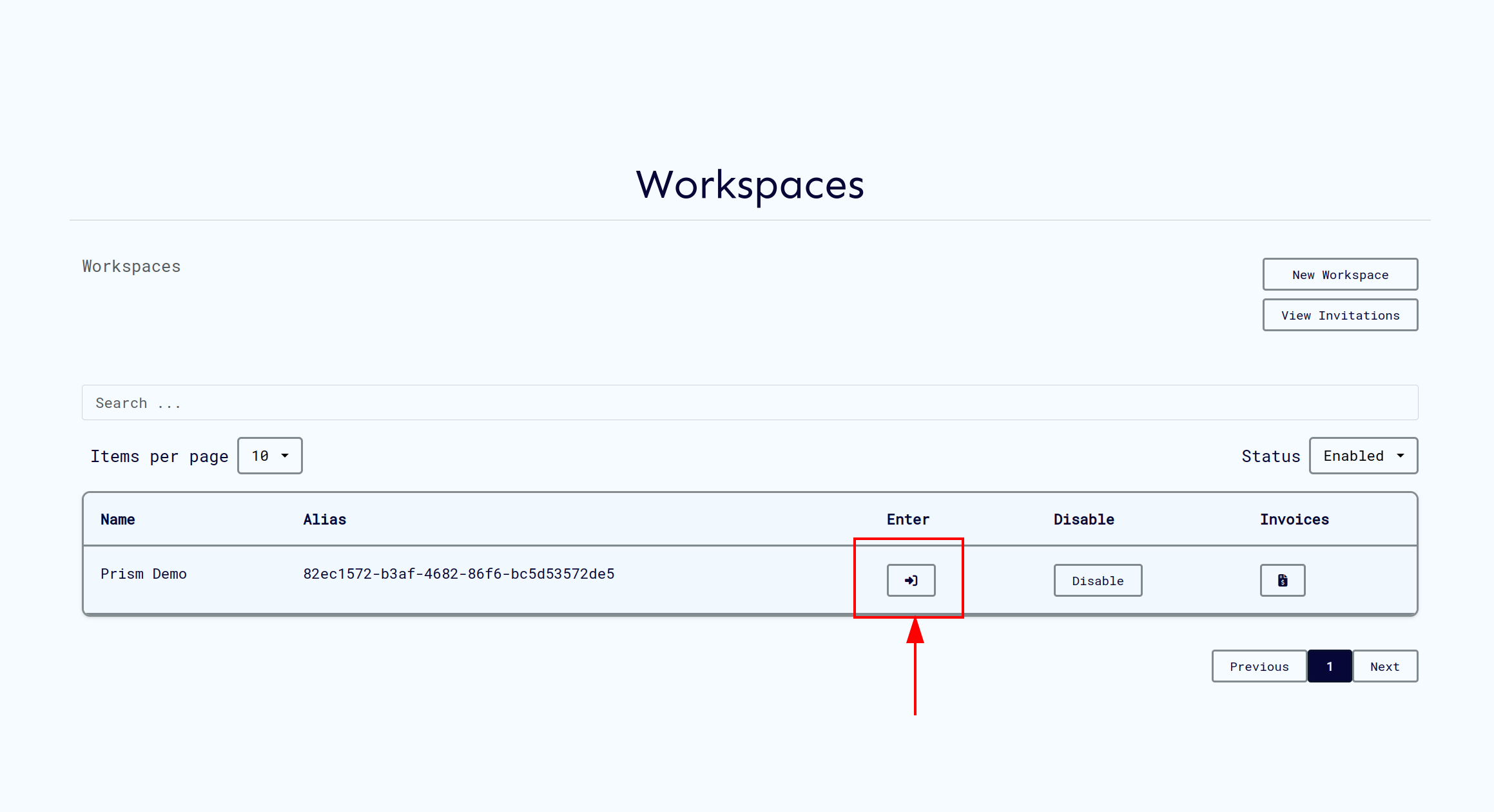 Workspace login